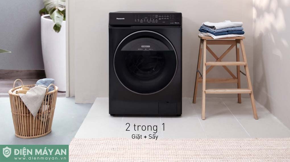 Máy Giặt Sấy Panasonic Inverter giặt 10kg  sấy 6kg NA-S106FR1BV